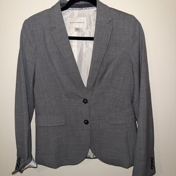 Banana Republic Grey Blazer - Picture 4 of 4